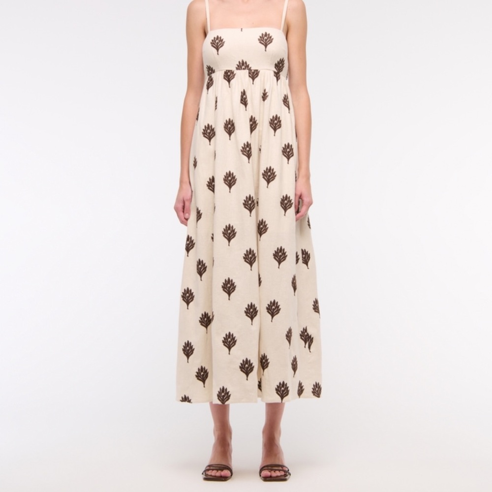 Abercrombie & Fitch Cream Maxi Dress